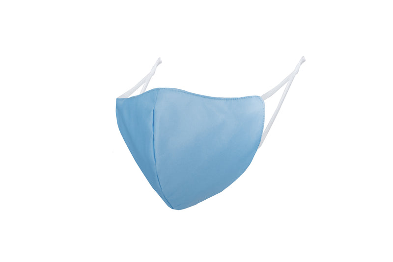 Baby Blue Japanese medi fabric reusable face mask (Adult & Child size) Featherweight available