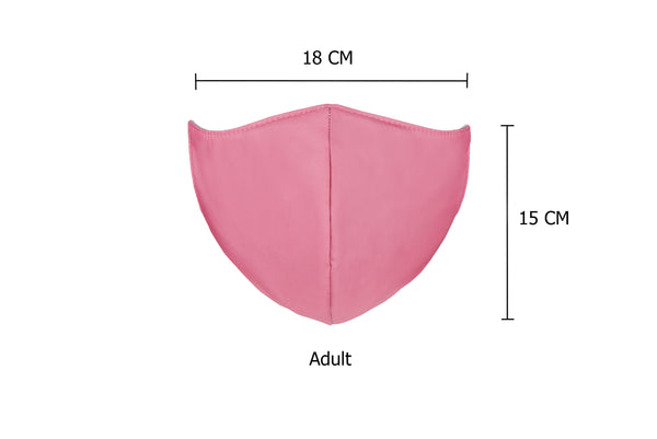 Rosewood Pink Featherweight Japanese Medi Fabric Reusable masks