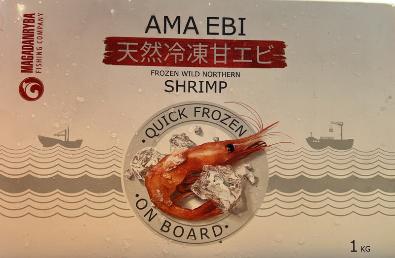 日本甜蝦刺身 1KG - Japanese Sweet Shrimp (Sashimi Grade)