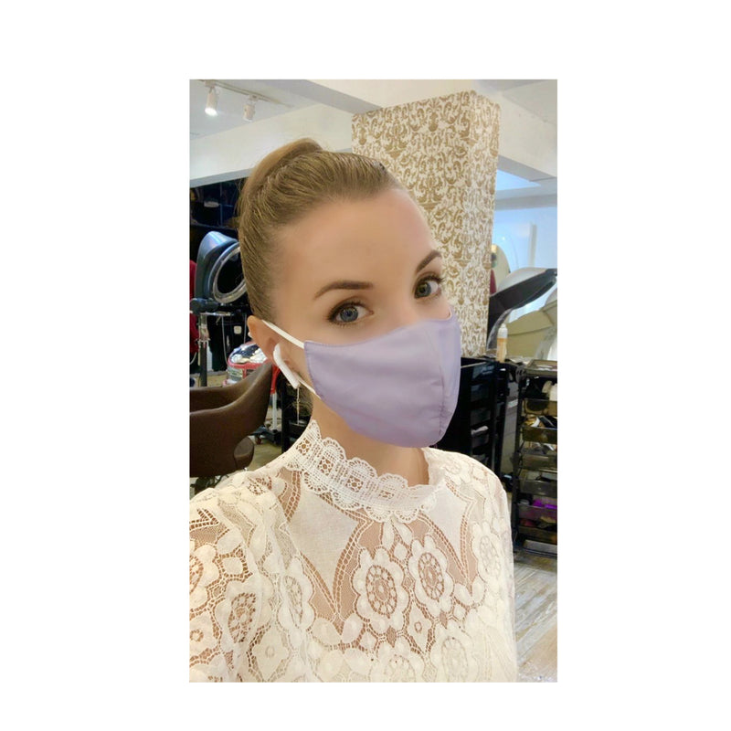 Lavender Japanese medi fabric reusable mask  (Adult & Child size)