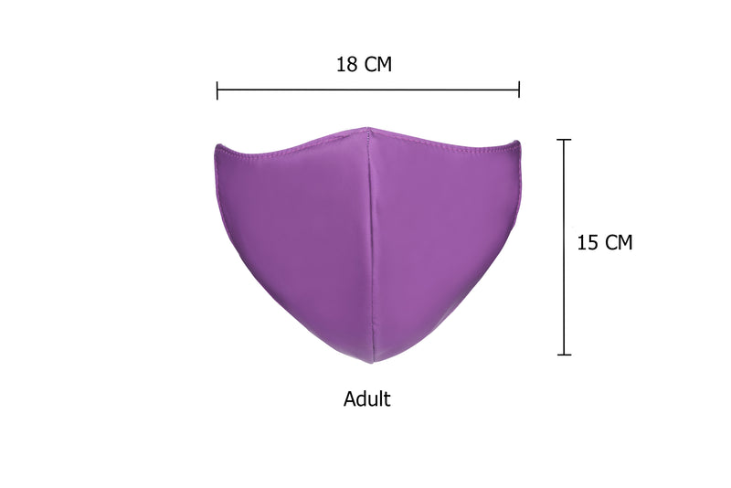 Lucky Violet Featherweight Japanese Medi Fabric Reusable mask